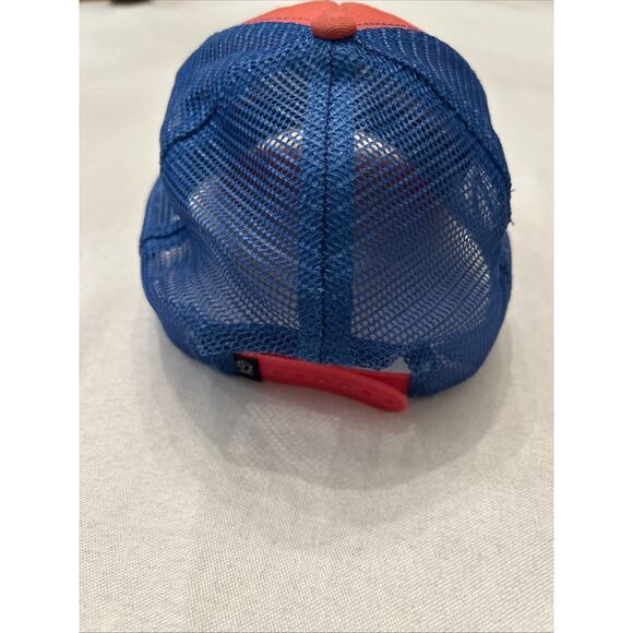 Southern Tide Trucker Hat Classic Patch Logo Blue Coral One Size - Picture 4 of 11